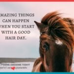 Have A Good Hair Day. Inspirational quote. Motivational Quote. #befat